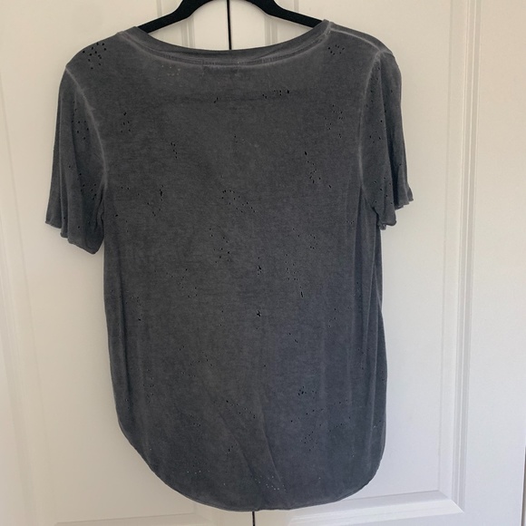 Ten Sixty Sherman Grey Distressed T-shirt - Picture 4 of 4